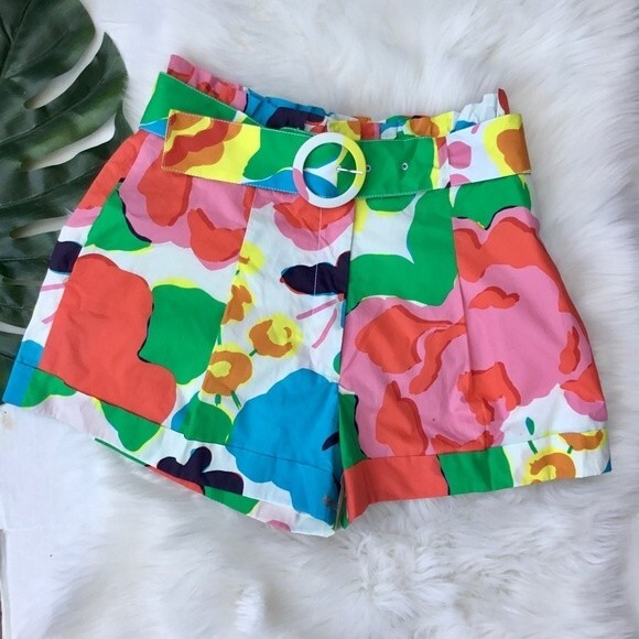 NWT J. Crew Pleated Short In Ratti Jardin Floral Shorts 4 - Picture 4 of 8